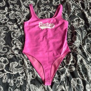 Barbie hot pink body suit